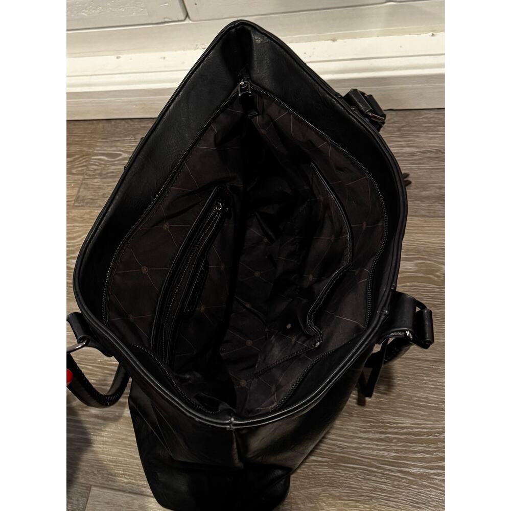 Antik Kraft - Vegan Leather,‎ Black Bag - Picture 3 of 6